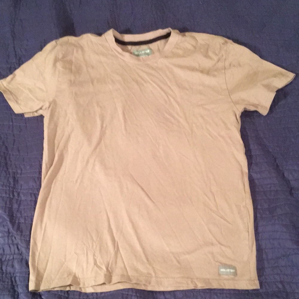 Hollister Beige Short Sleeve Men's Tee